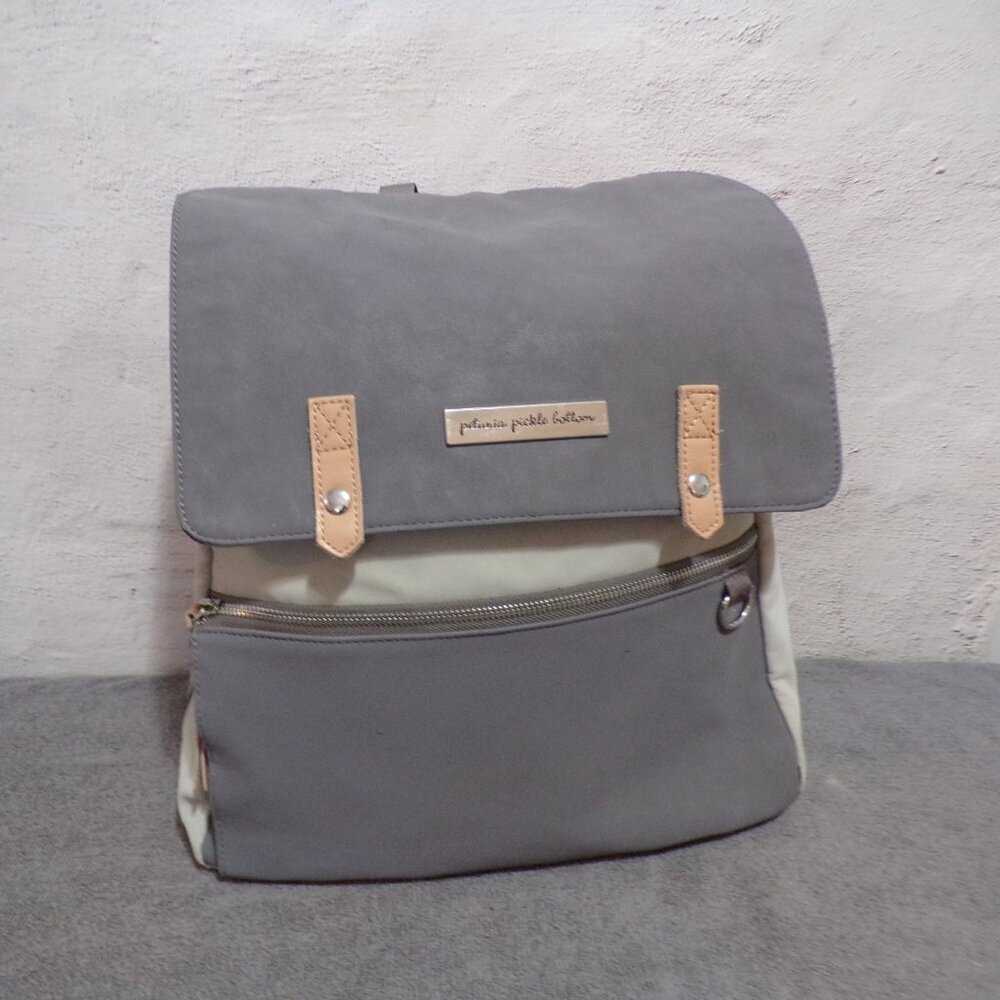 Petunia Pickly Bottom Backpack or Diaper Bag or Cooler Gray and Ton's of Storage